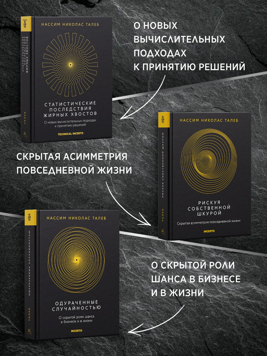 Промо материал к книге "Комплект № 10 Талеб: коллекция Incerto. Подарочный комплект из 5 книг" №2
