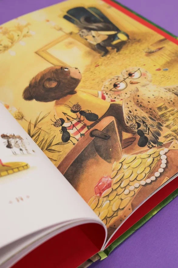 Промо материал к книге "Медвежонок, который хотел быть счастливым" №4