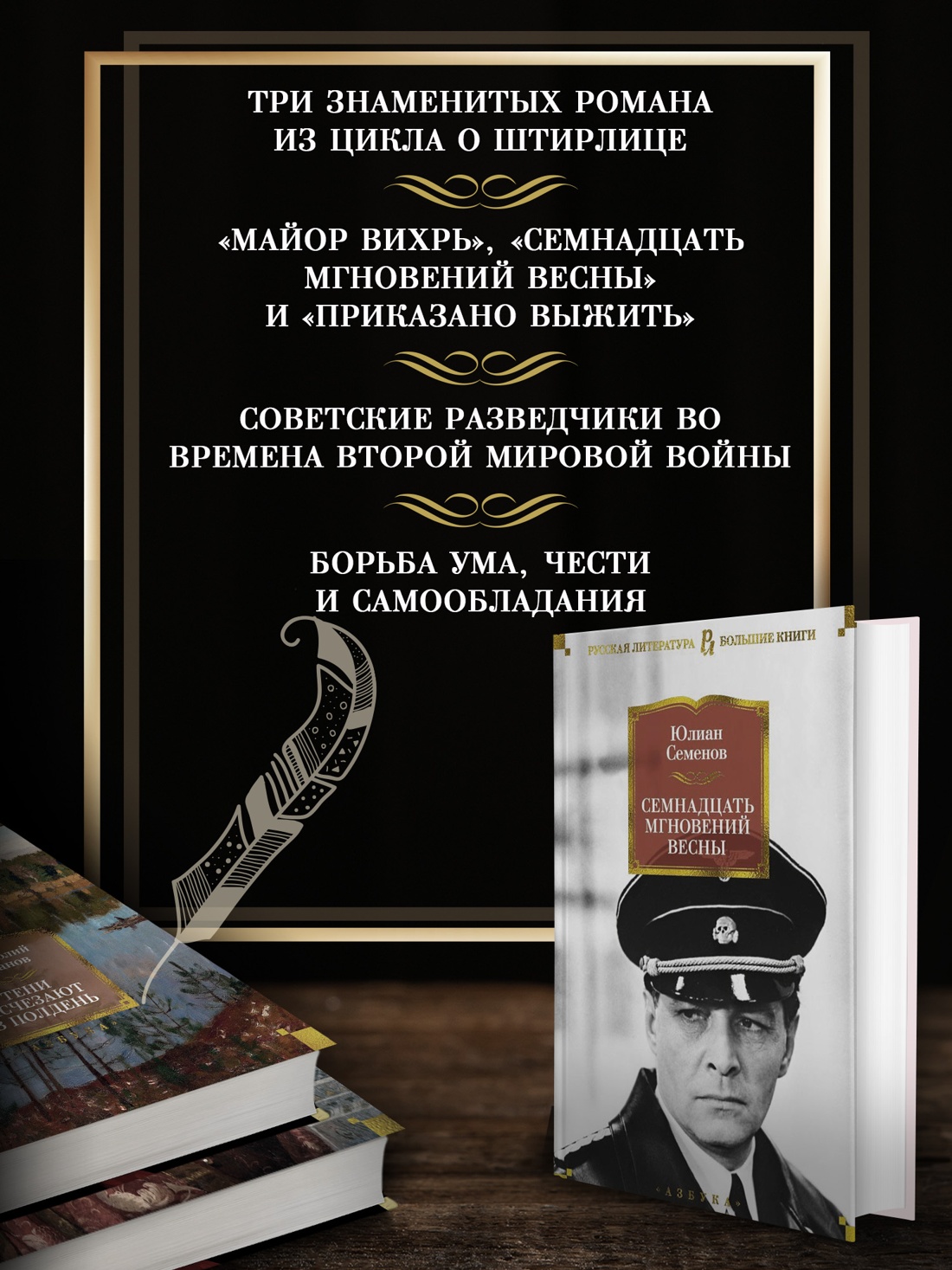 Промо материал к книге "Семнадцать мгновений весны" №1