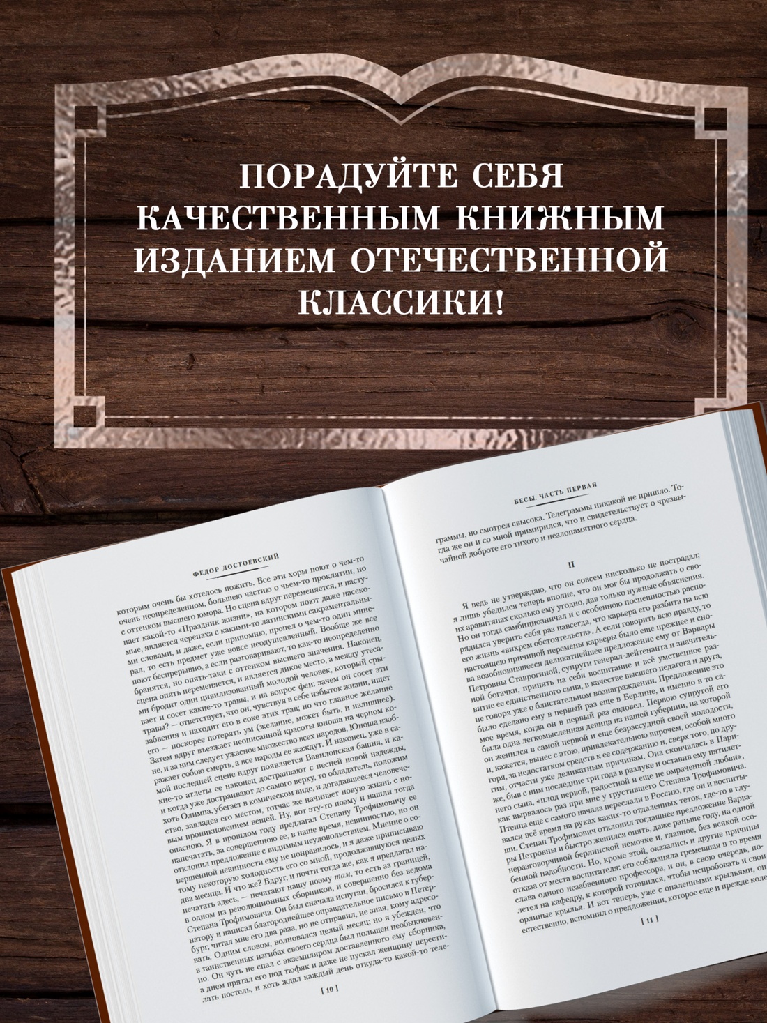 Промо материал к книге "Бесы. Роман в трех частях" №3