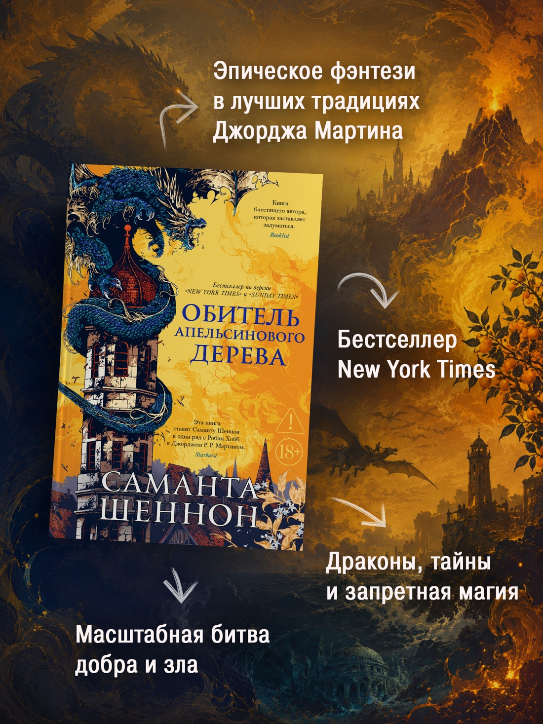 Промо материал к книге "Обитель Апельсинового Дерева" №1