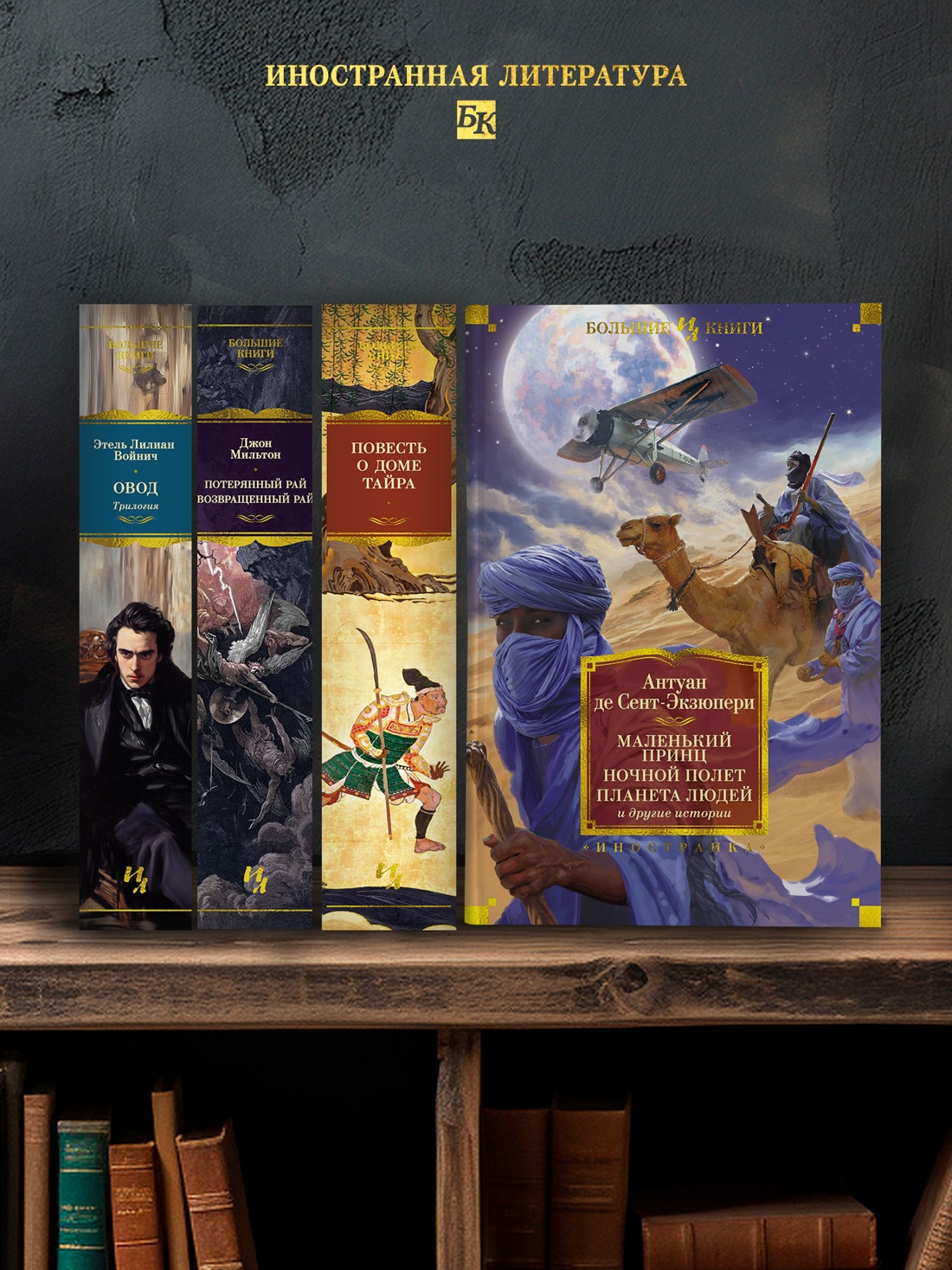 Промо материал к книге "Маленький принц. Ночной полет. Планета людей и другие истории" №2