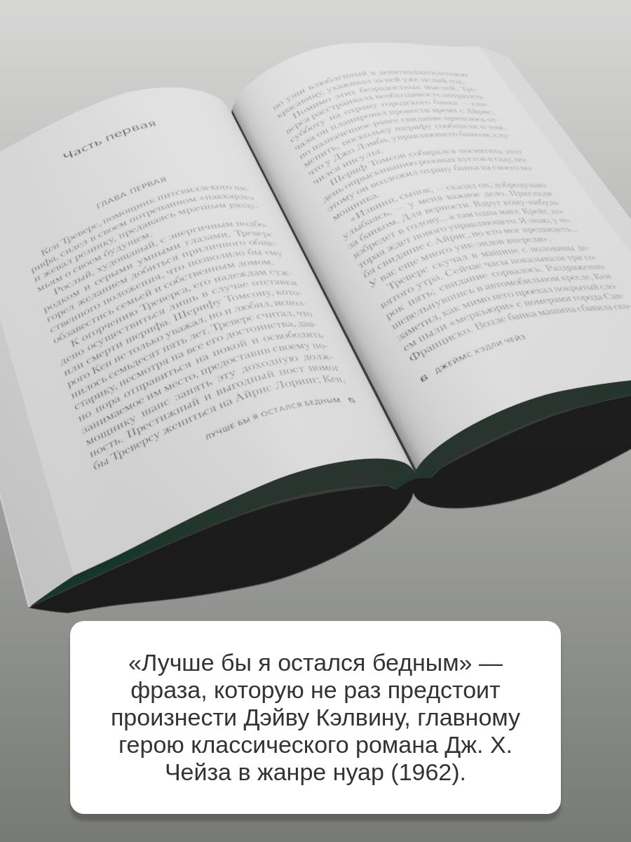 Промо материал к книге "Лучше бы я остался бедным" №2