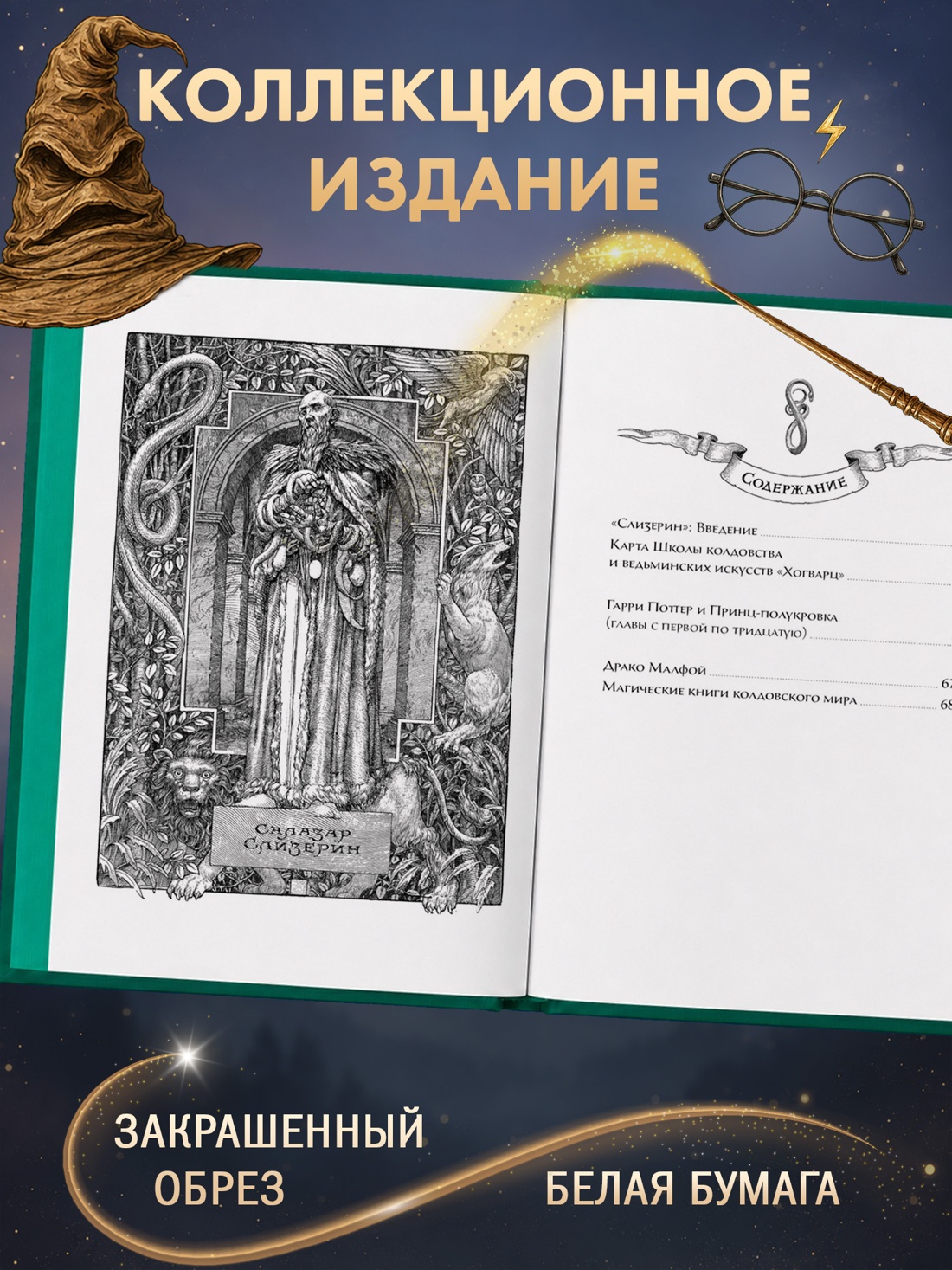 Промо материал к книге "Гарри Поттер и Принц-полукровка (Слизерин)" №2