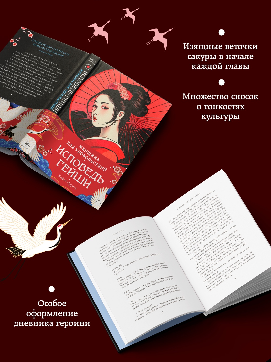 Промо материал к книге "Женщина для удовольствий. Исповедь гейши" №3