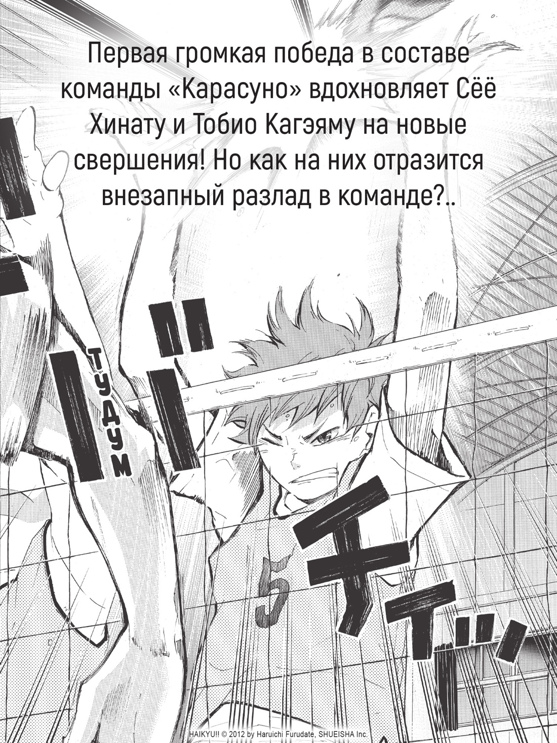 Промо материал к книге "Волейбол! Книга 2. Вперед, команда «Карасуно»! Соперники" №3