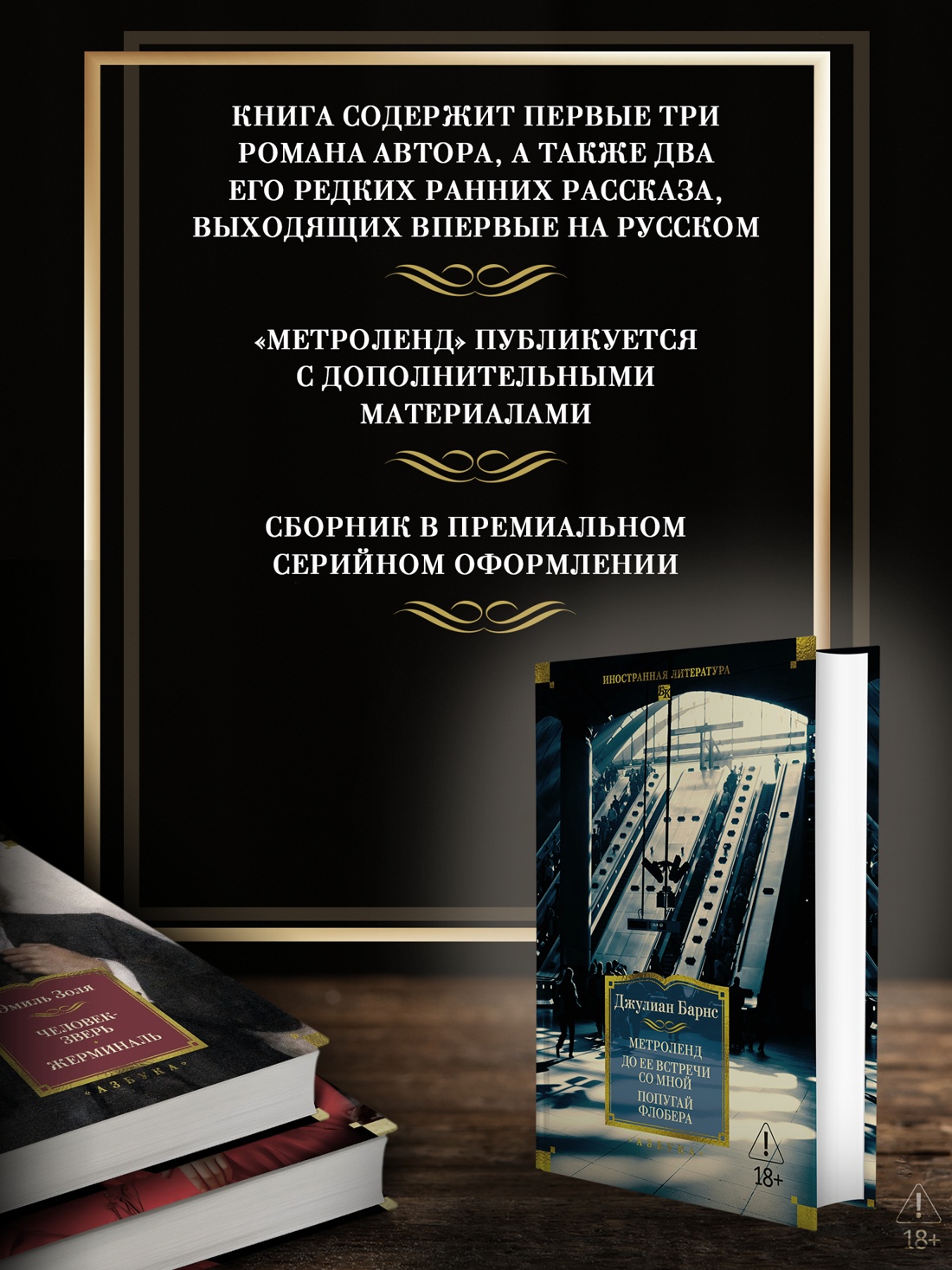 Промо материал к книге "Метроленд. До ее встречи со мной. Попугай Флобера" №1