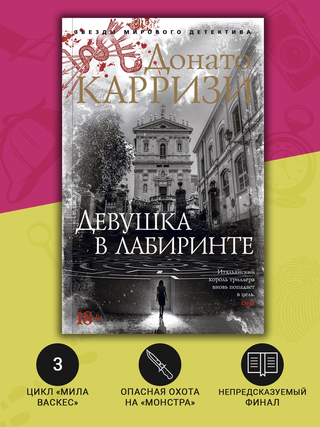 Промо материал к книге "Девушка в лабиринте (мягкая обложка)" №1