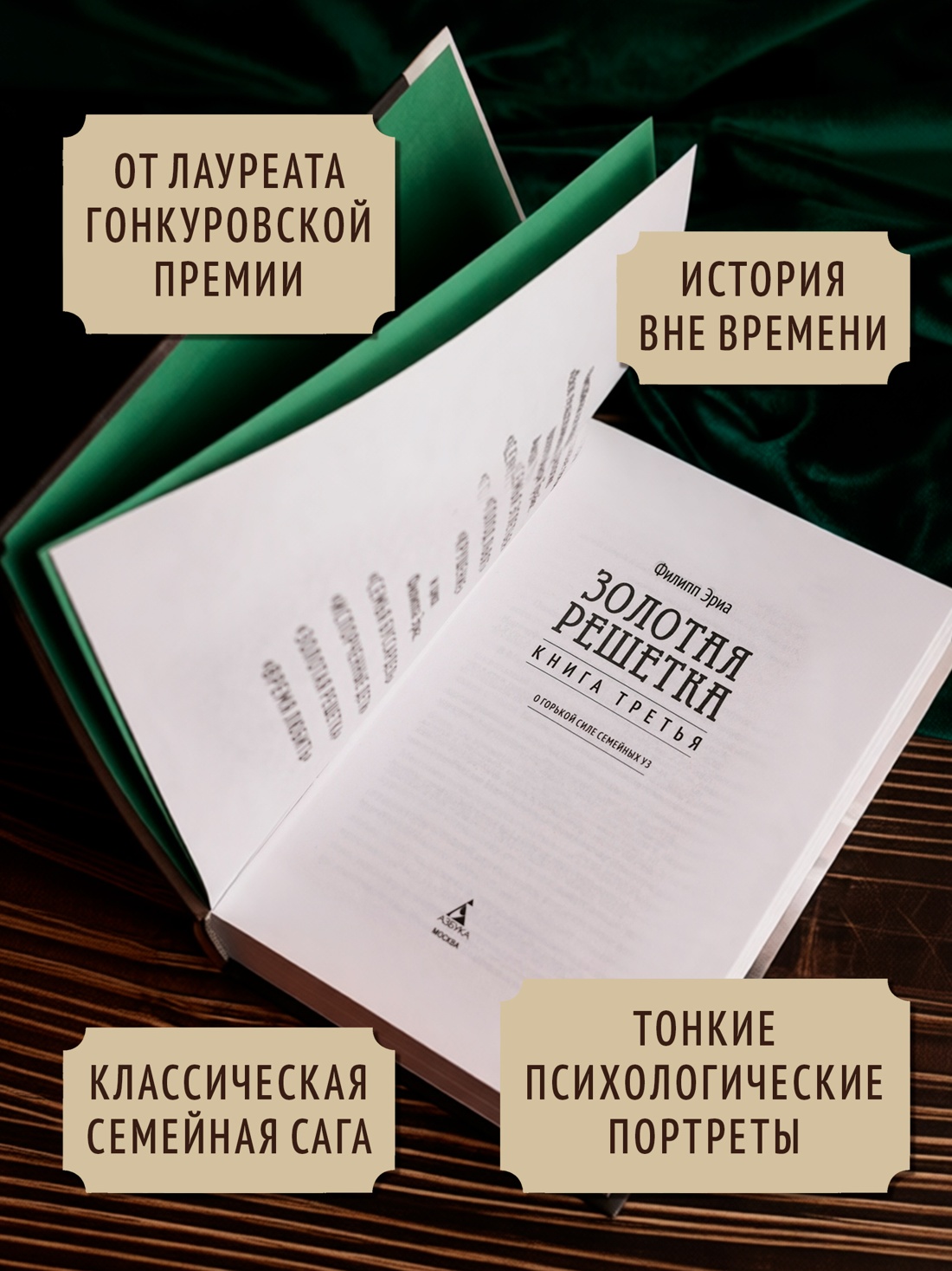 Промо материал к книге "Золотая решетка" №1