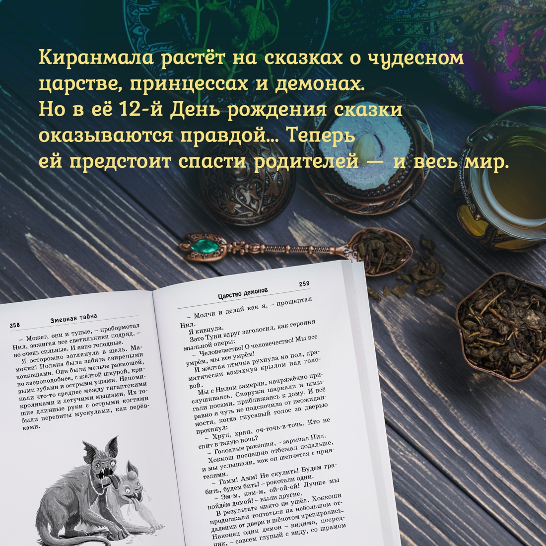 Промо материал к книге "Змеиная тайна" №3