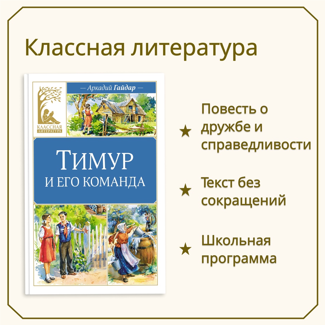 Промо материал к книге "Тимур и его команда" №0