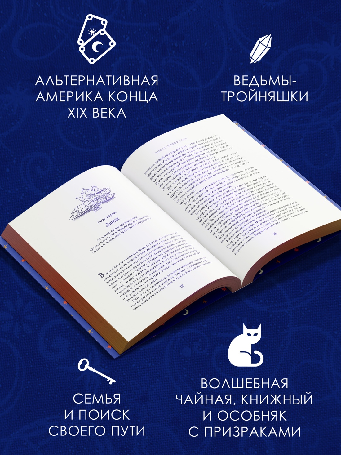 Промо материал к книге "Особняк колдовской луны" №1