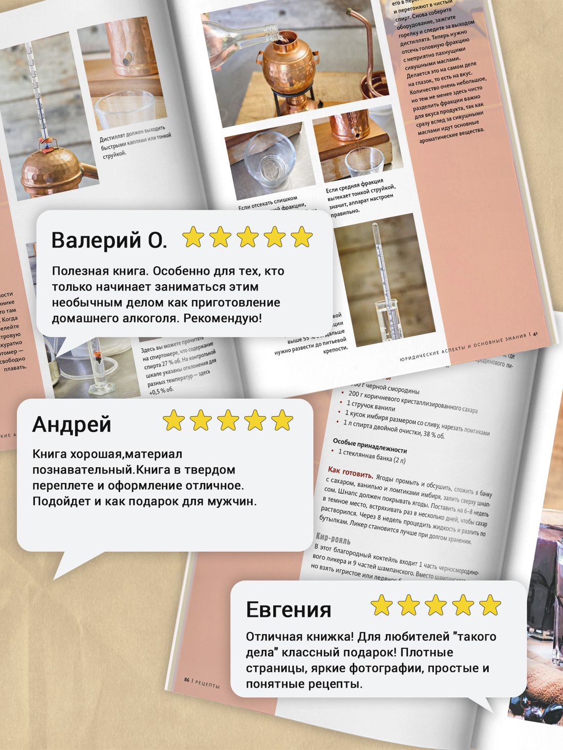 Промо материал к книге "Домашний алкоголь. Способы приготовления, оборудование, рецепты" №1