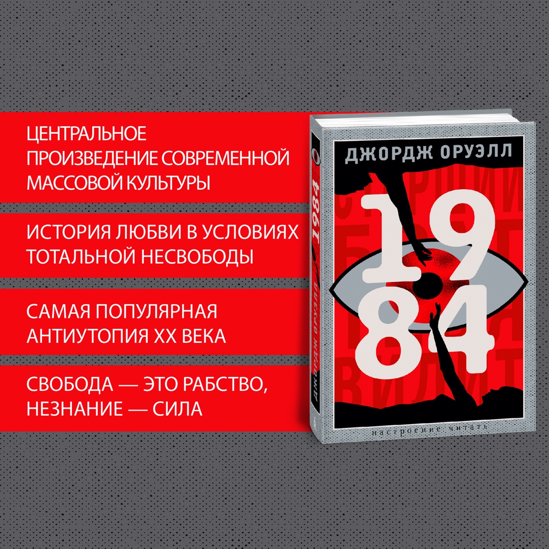 Промо материал к книге "1984" №1