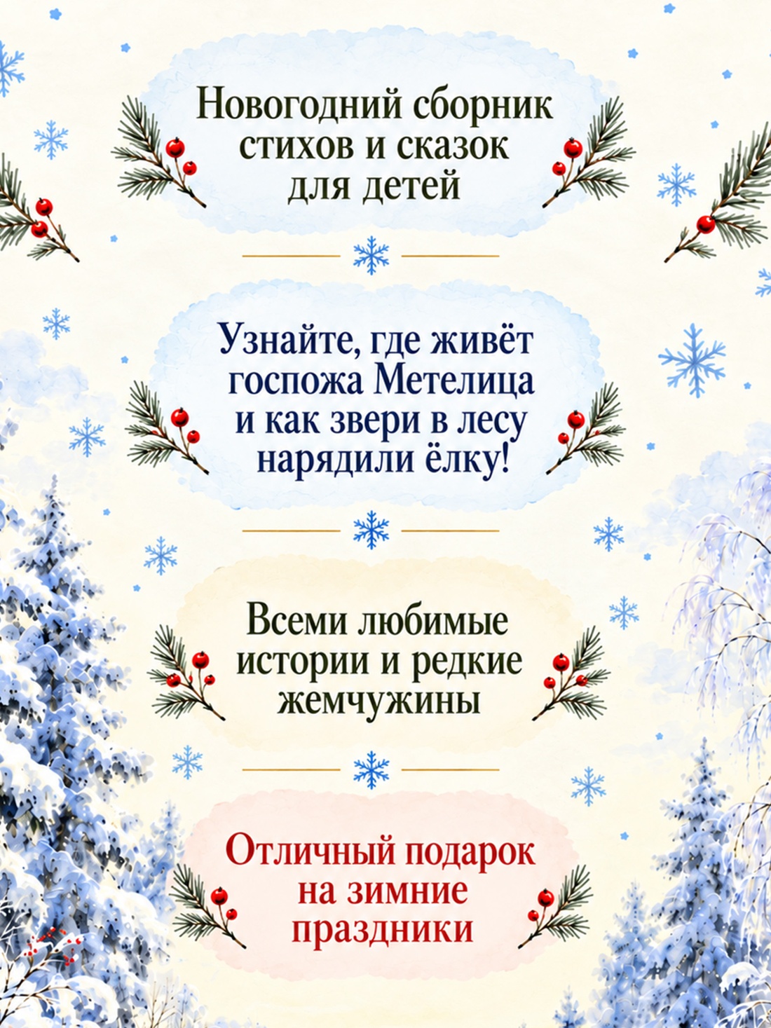 Промо материал к книге "Самая новогодняя книга (илл. Н. Устинова)" №2
