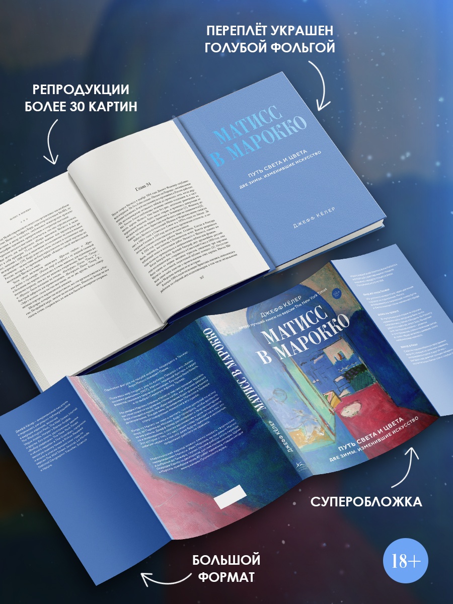 Промо материал к книге "Матисс в Марокко. Путь света и цвета: две зимы, изменившие искусство" №3