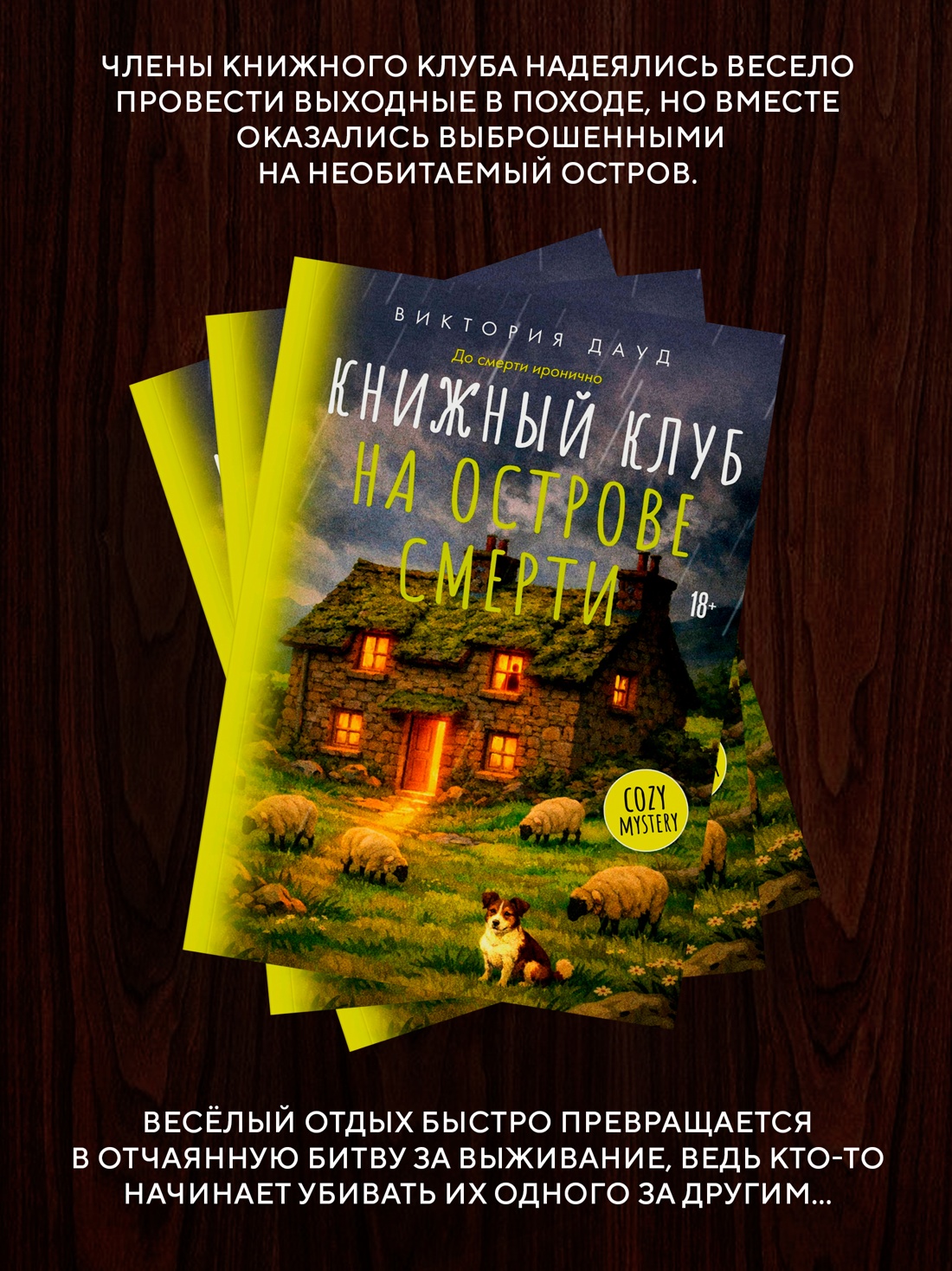 Промо материал к книге "Книжный клуб на острове смерти" №2