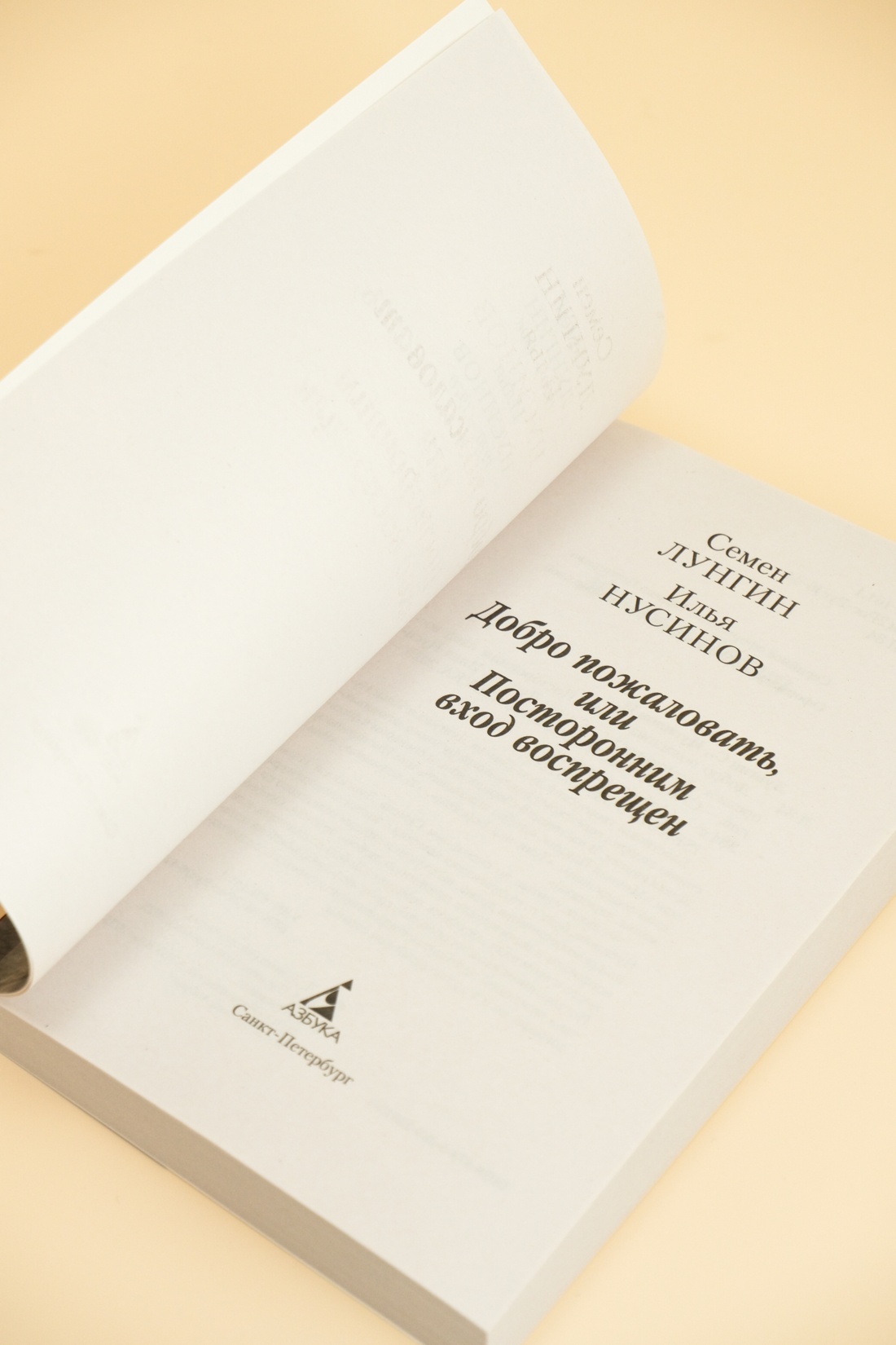 Промо материал к книге "Добро пожаловать, или Посторонним вход воспрещен" №2