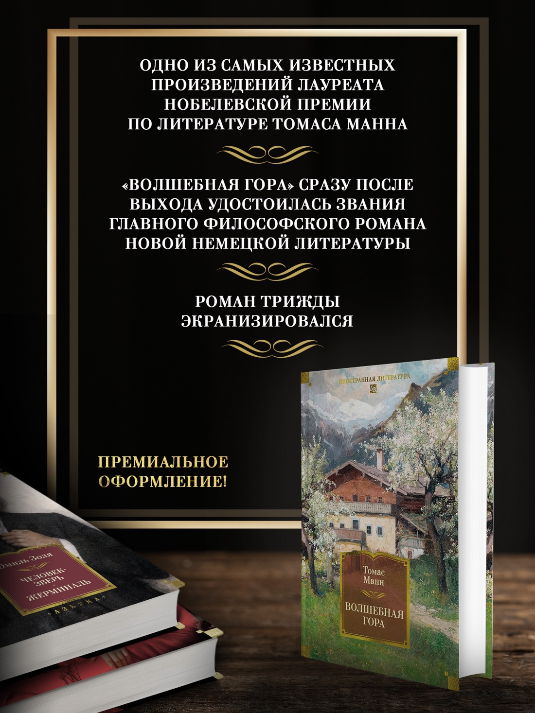 Промо материал к книге "Волшебная гора (Томас Манн и др.)" №1