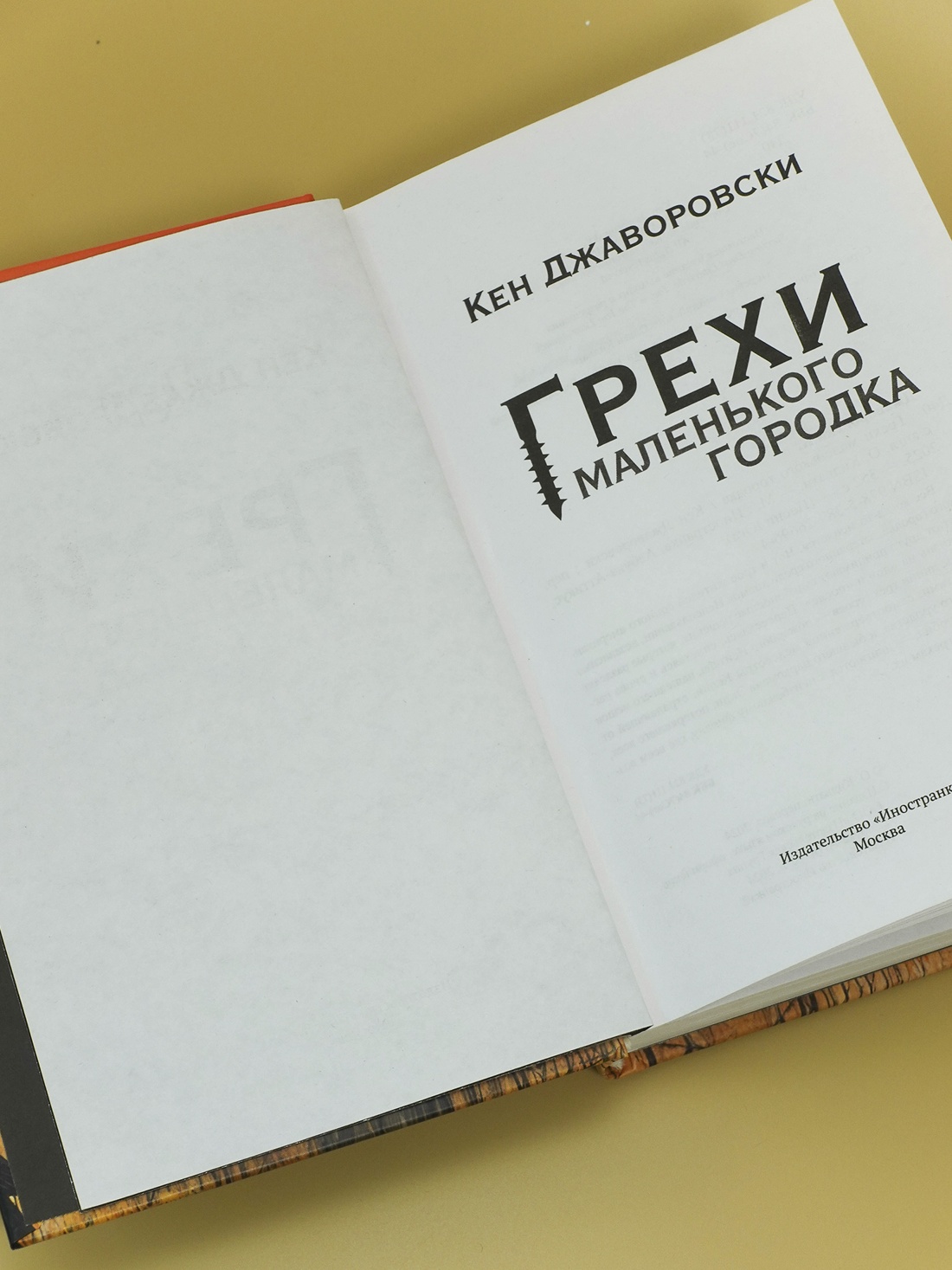 Промо материал к книге "Грехи маленького городка" №10