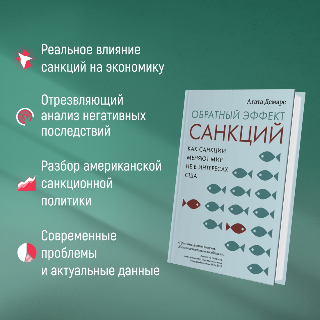 Промо материал к книге "Обратный эффект санкций. Как санкции меняют мир не в интересах США" №1