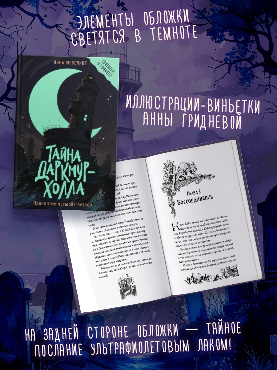 Промо материал к книге "Тайна Даркмур-Холла. Проклятие четырёх ветров" №2