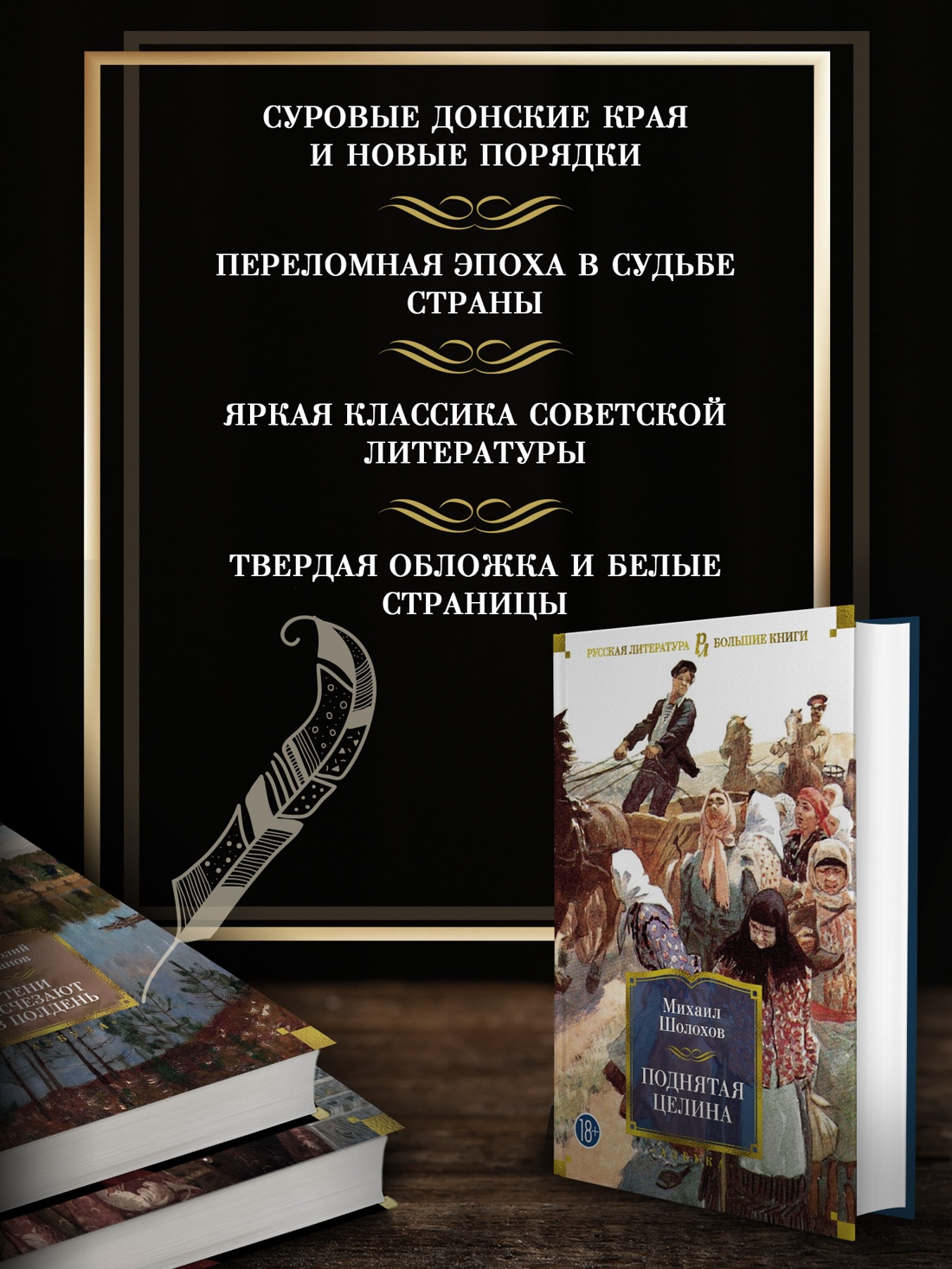 Промо материал к книге "Поднятая целина (твердый)" №1