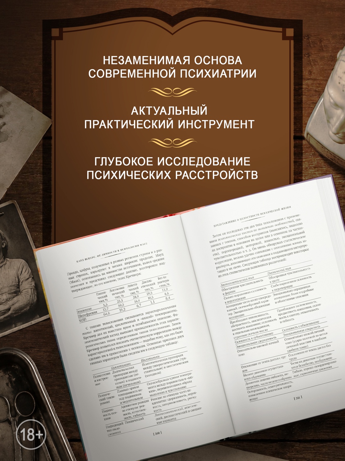 Промо материал к книге "Общая психопатология. От становления личности до психологии масс (твердый)" №1