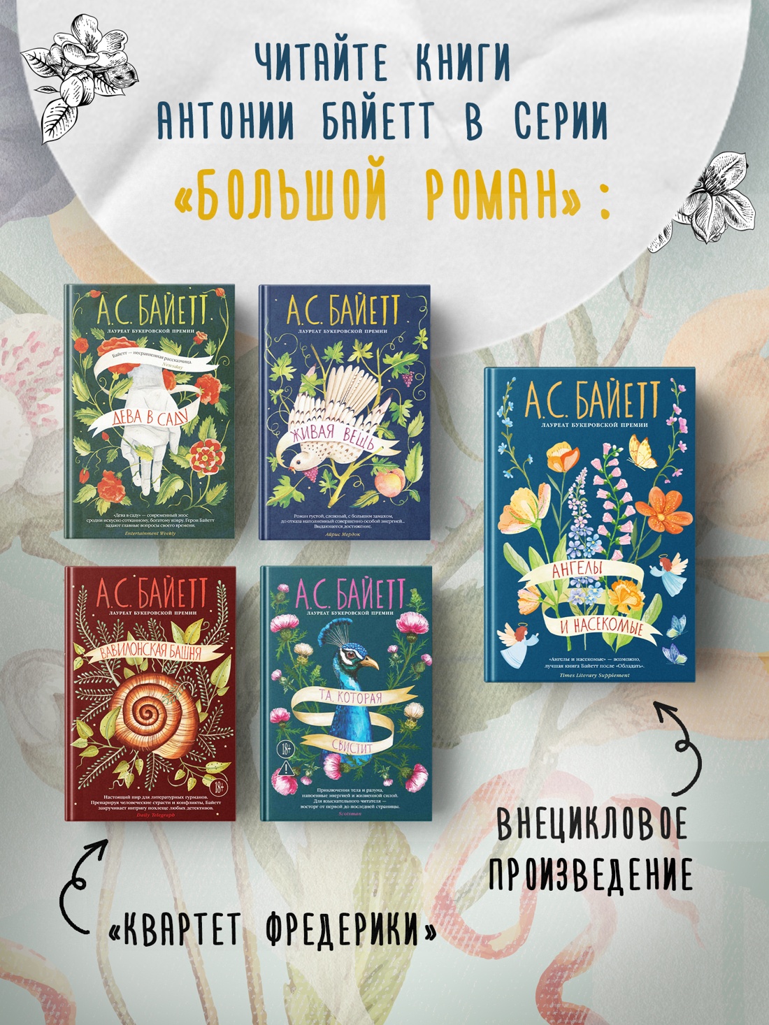 Промо материал к книге "Ангелы и насекомые" №5