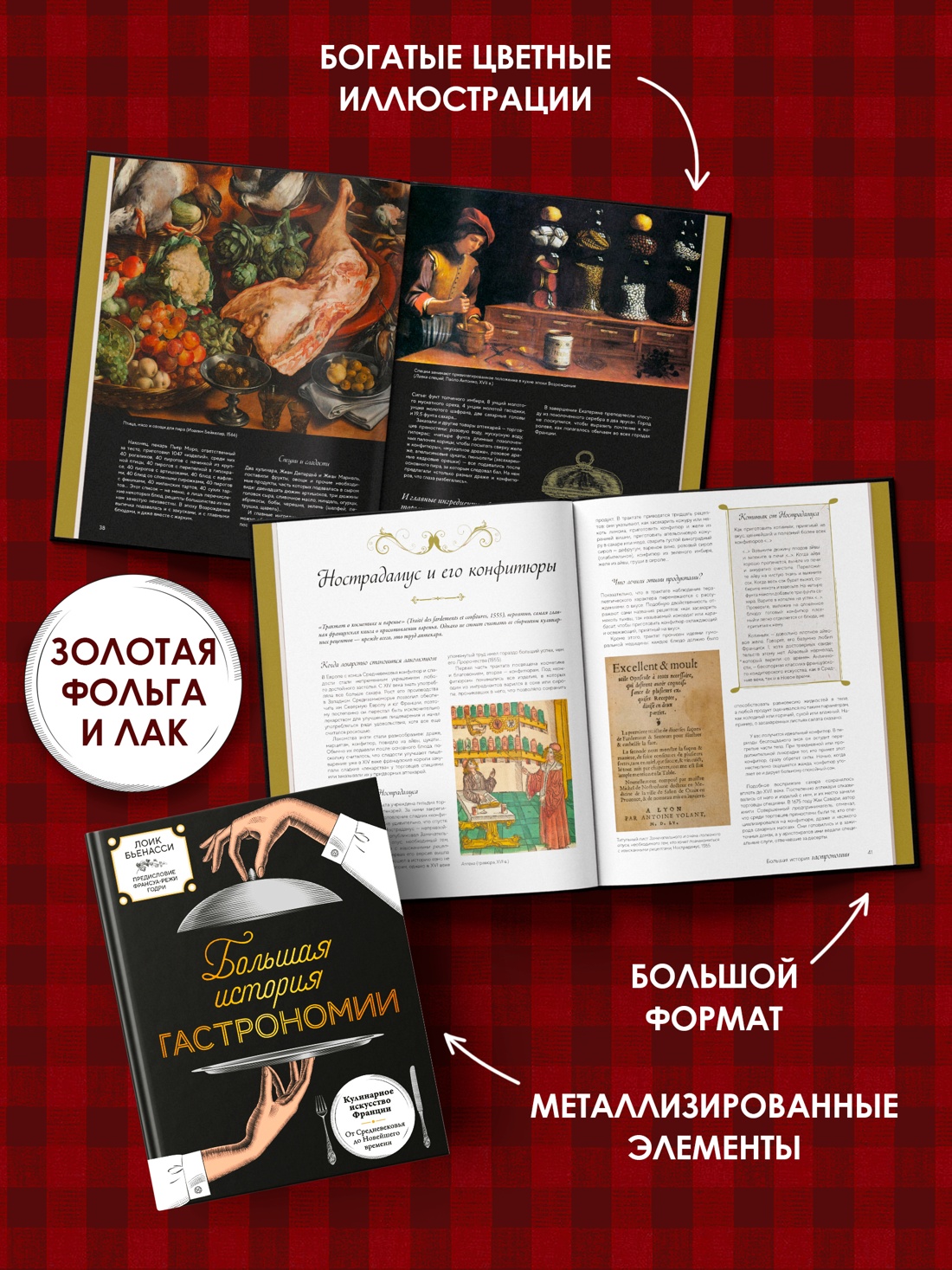 Промо материал к книге "Большая история гастрономии. Кулинарное искусство Франции: от Средневековья до Новейшего времени" №2