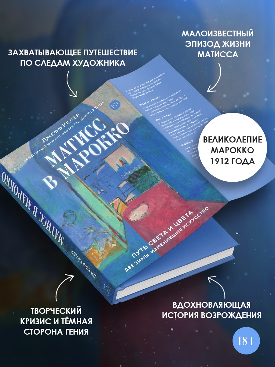 Промо материал к книге "Матисс в Марокко. Путь света и цвета: две зимы, изменившие искусство" №1