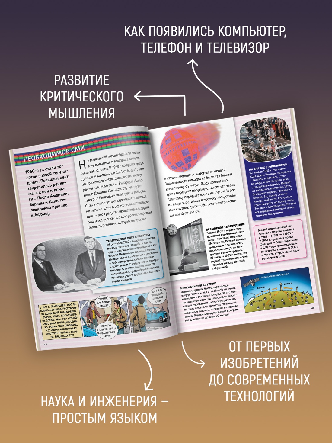 Промо материал к книге "Чудеса техники, которые изменили нашу жизнь: компьютер, телефон, телевизор, самолёт, ракета" №1