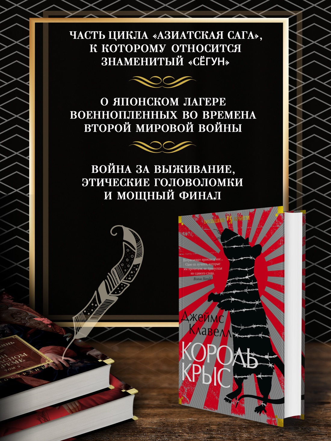 Промо материал к книге "Король крыс" №1