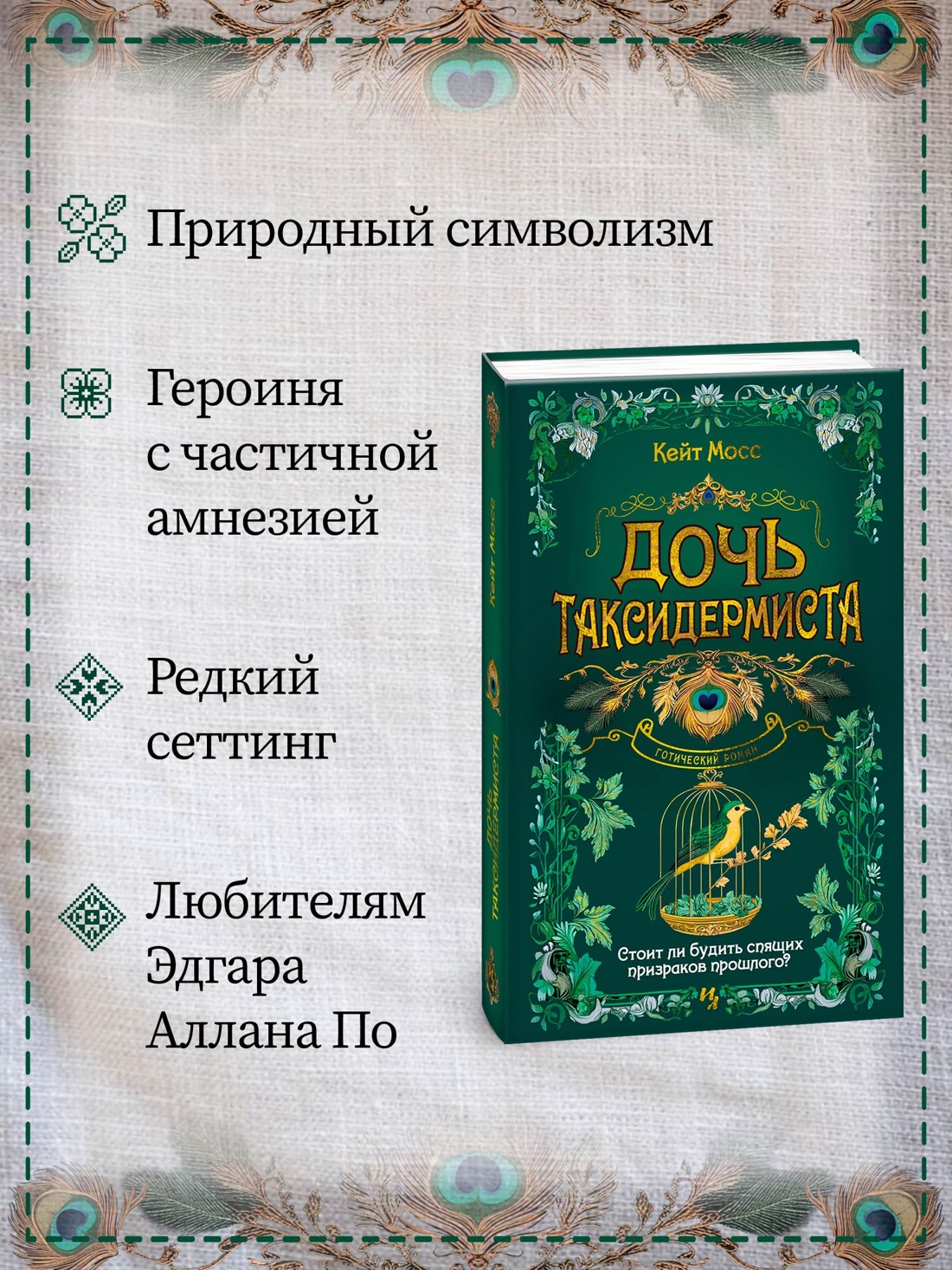 Промо материал к книге "Дочь таксидермиста" №1