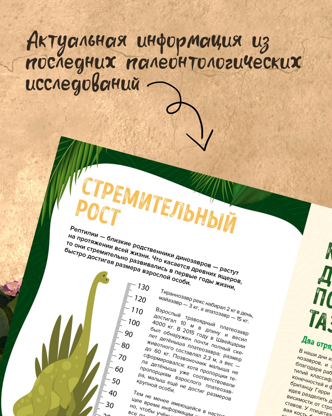 Промо материал к книге "Царство динозавров. Энциклопедия для детей" №1