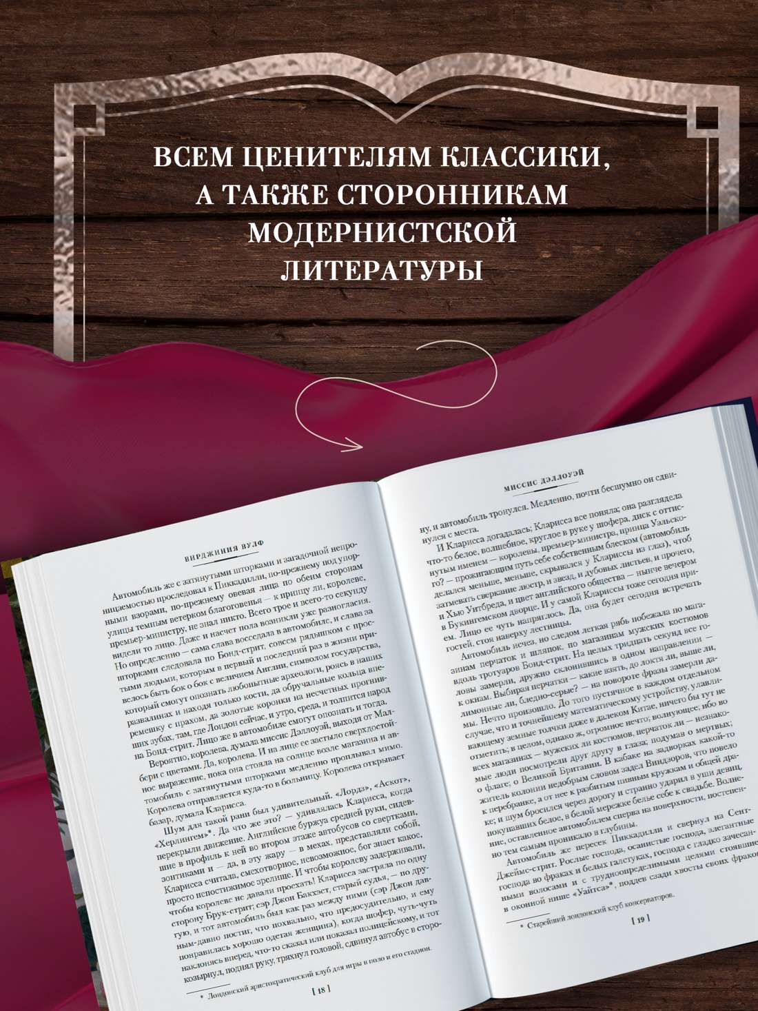 Промо материал к книге "Миссис Дэллоуэй. Своя комната" №2