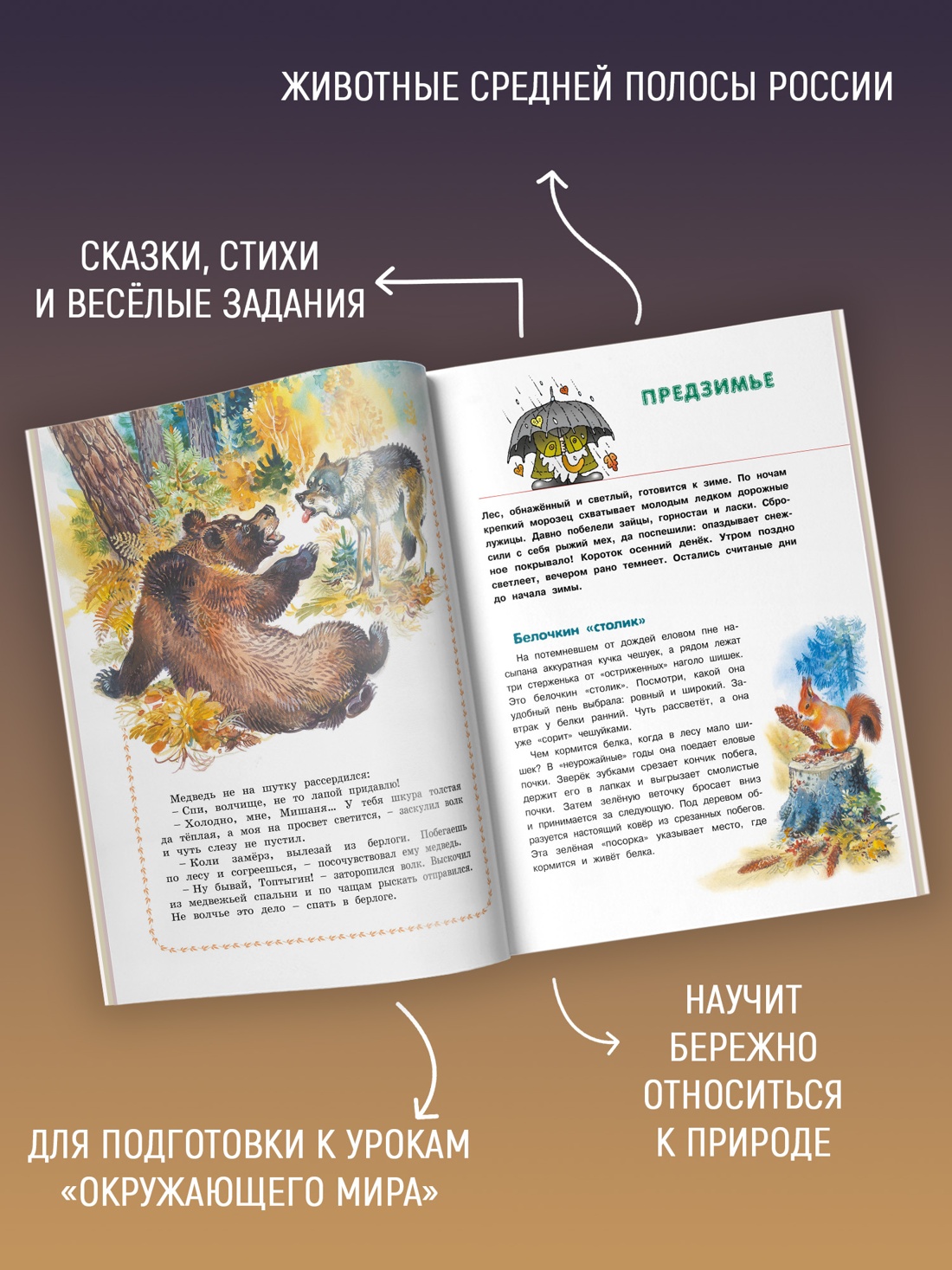 Промо материал к книге "Большая лесная энциклопедия. Знакомимся с природой России" №1