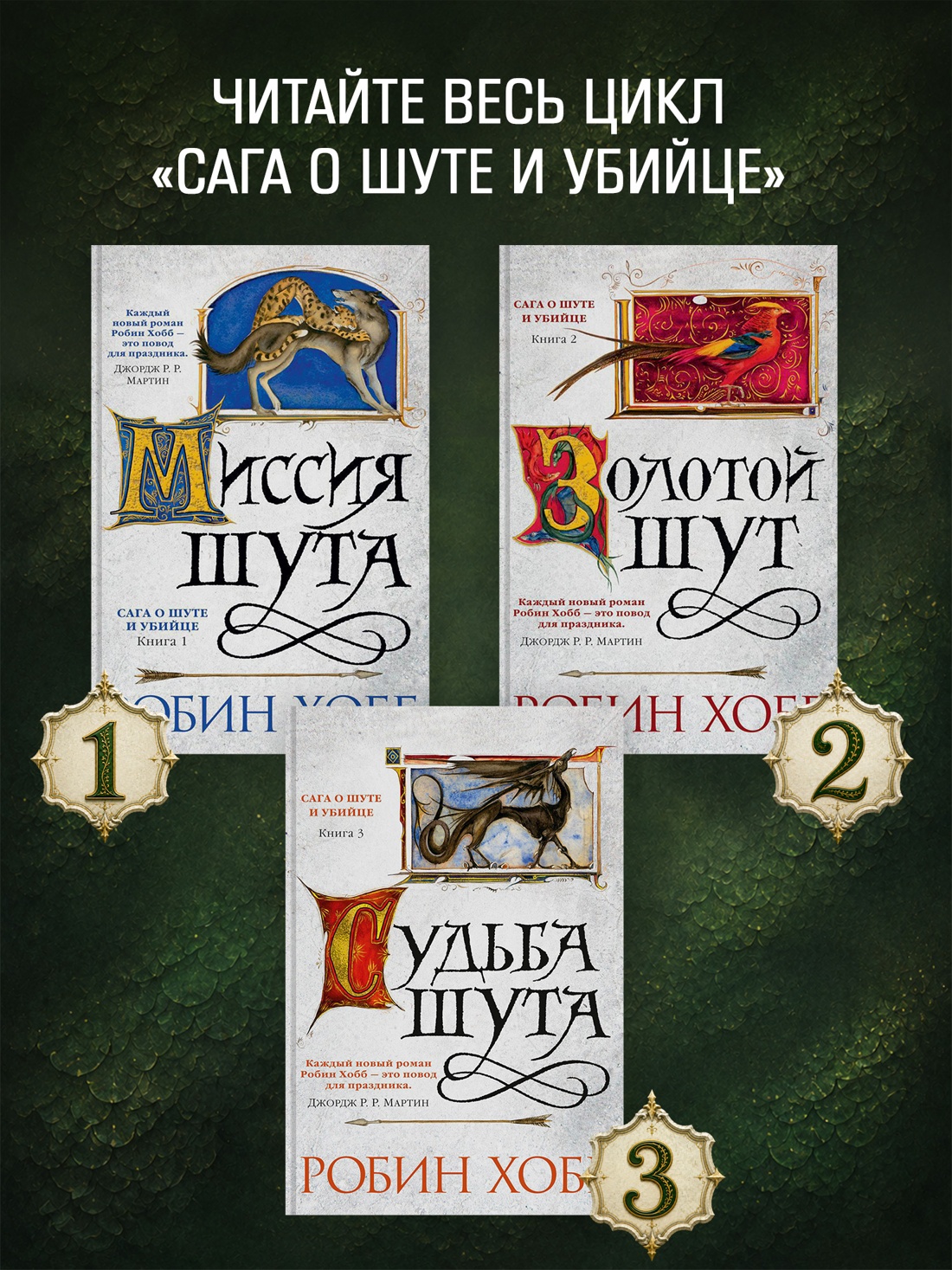 Промо материал к книге "Сага о Шуте и Убийце. Книга 3. Судьба шута" №2