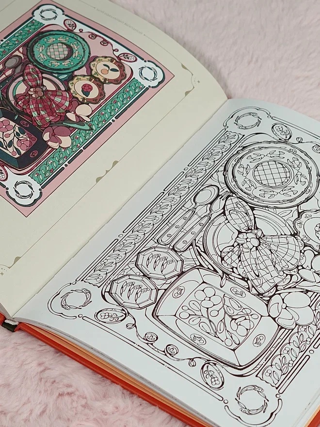 Промо материал к книге "Мой идеальный выходной. Раскраска из Японии" №10