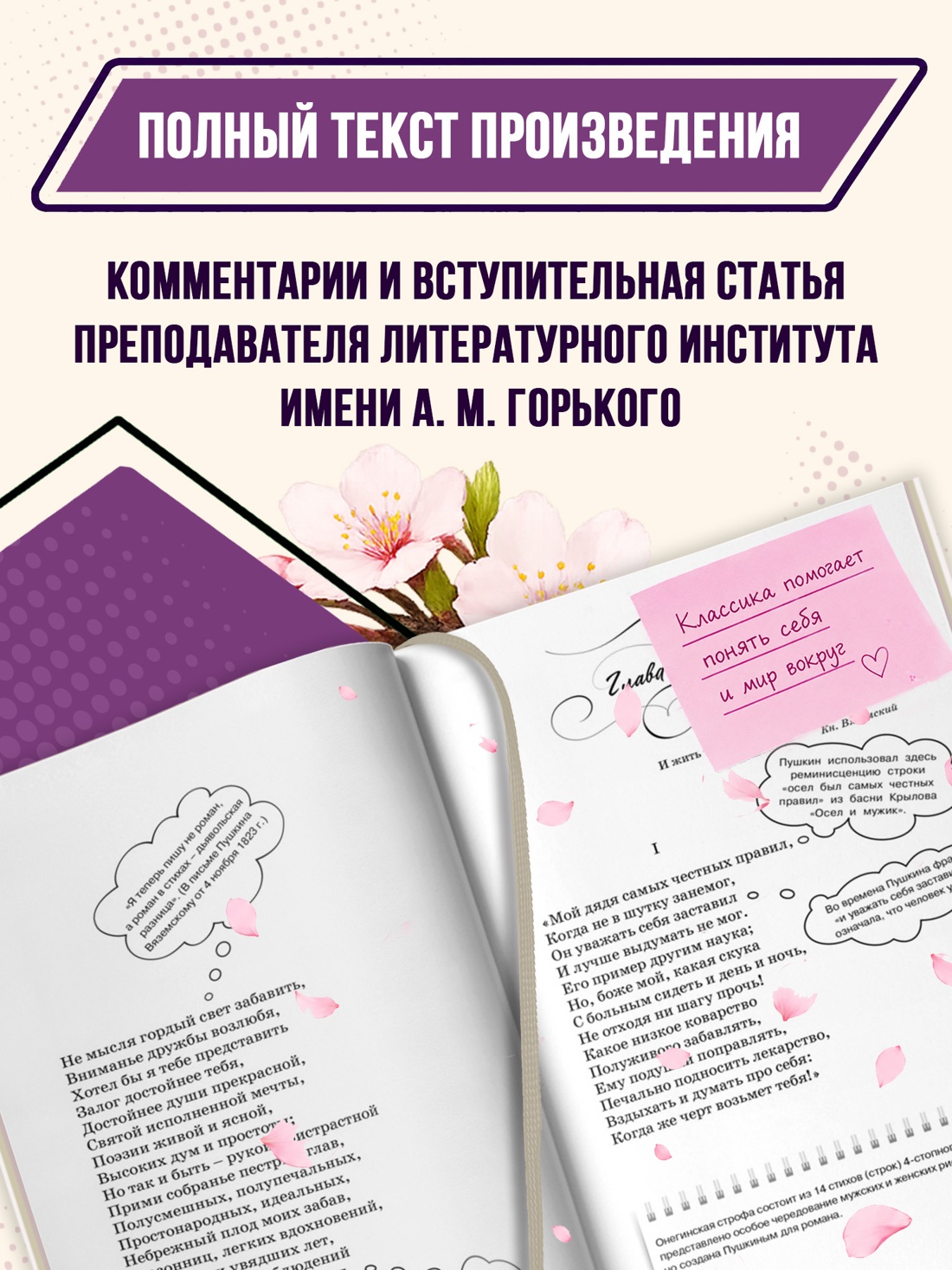 Промо материал к книге "Евгений Онегин (илл. Елена Белоусова и др.)" №2
