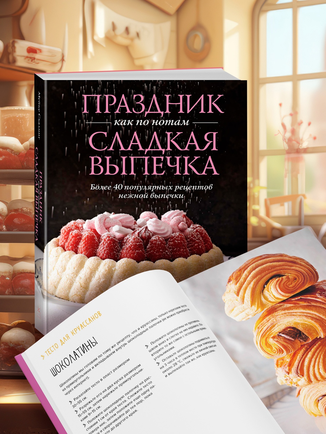 Промо материал к книге "Праздник как по нотам. Сладкая выпечка" №2