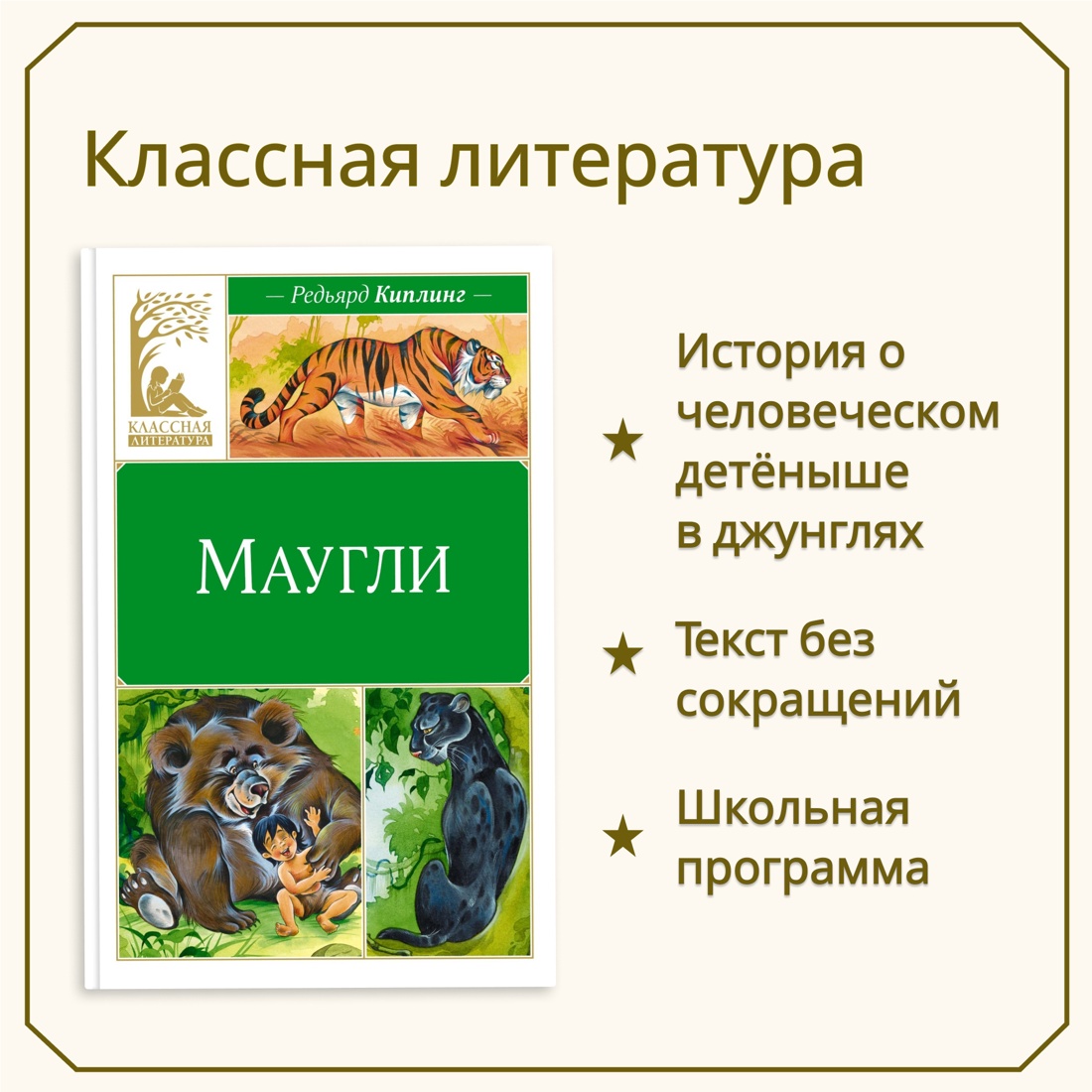 Промо материал к книге "Маугли" №0