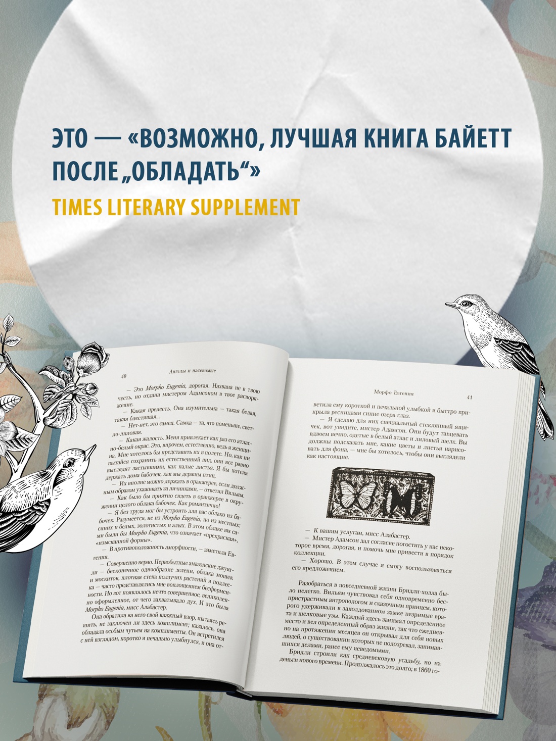 Промо материал к книге "Ангелы и насекомые" №2
