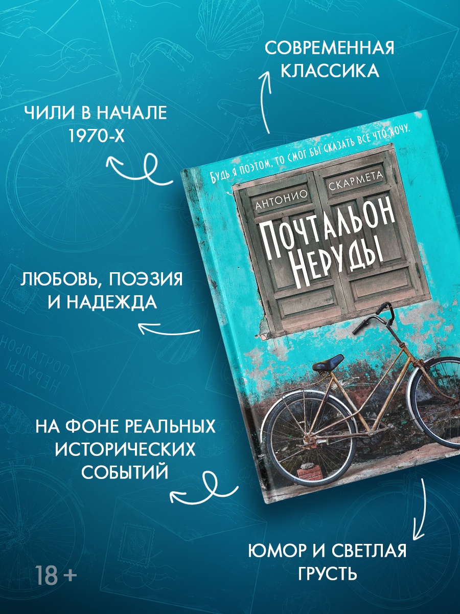 Промо материал к книге "Почтальон Неруды" №1