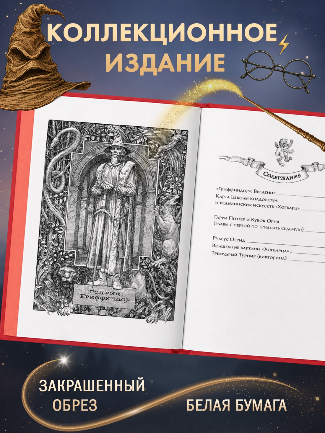 Промо материал к книге "Гарри Поттер и Кубок Огня (Гриффиндор)" №2