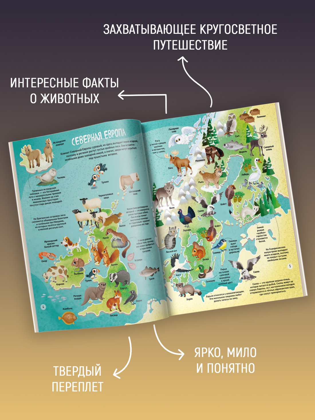 Промо материал к книге "Мир животных в картинках" №1