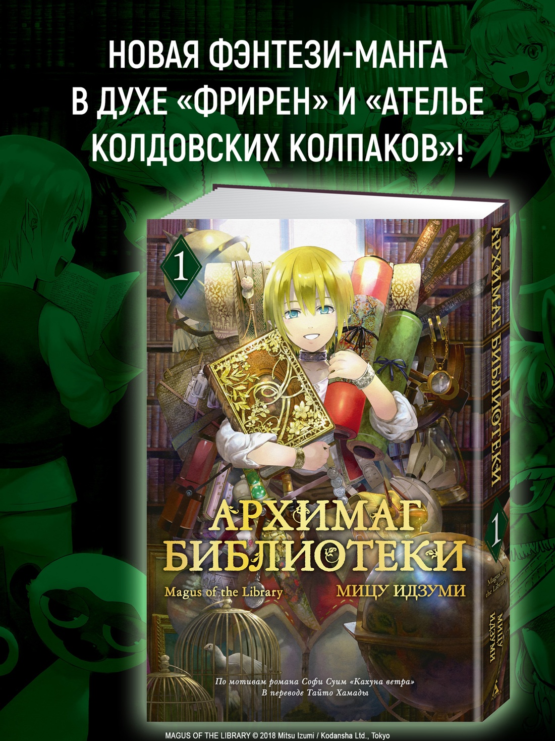 Промо материал к книге "Архимаг библиотеки. Книга 1" №0