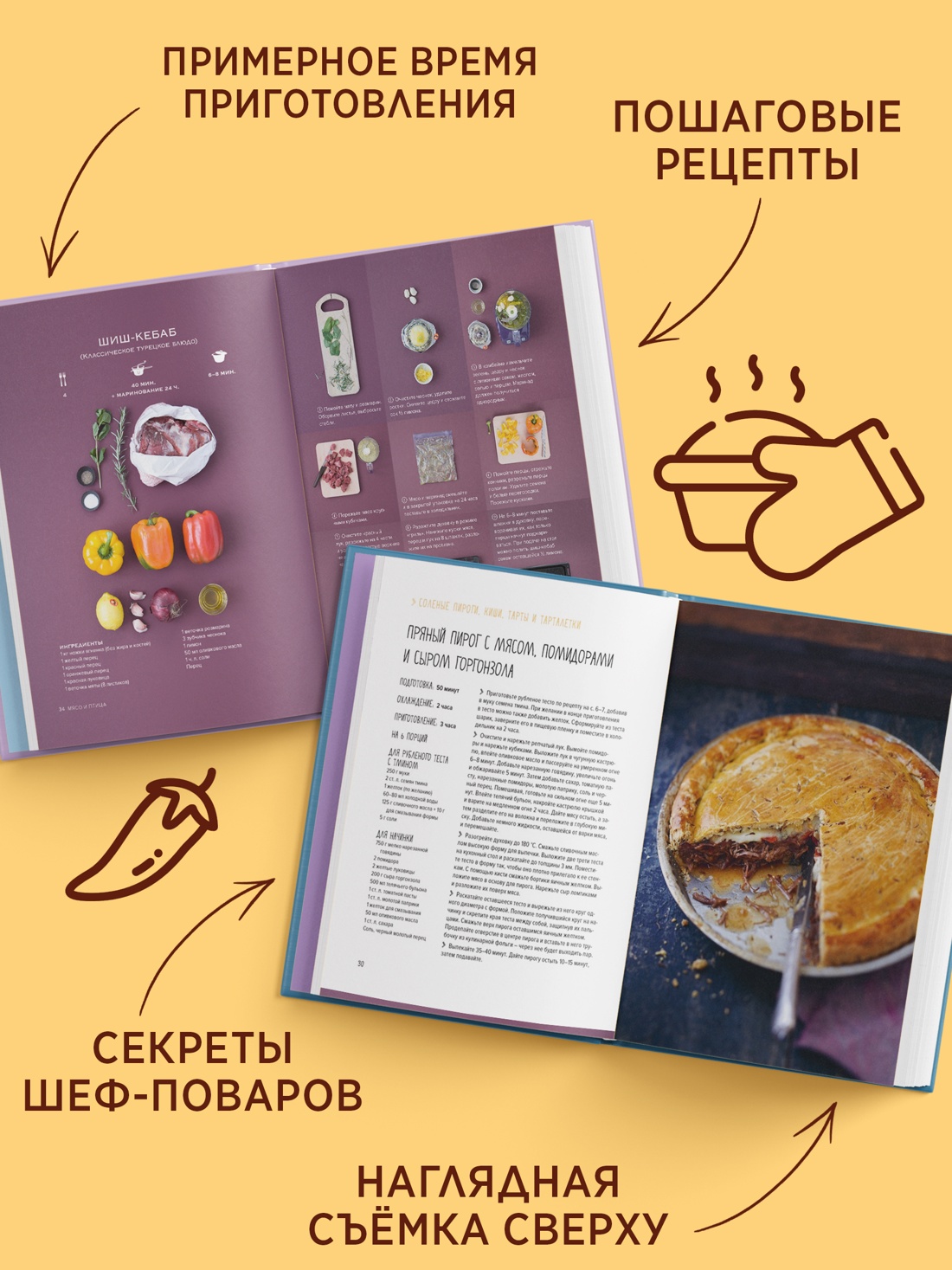Промо материал к книге "Комплект № 12 Коллекция гурмана. Подарочный набор из 10 книг с лучшими рецептами" №2