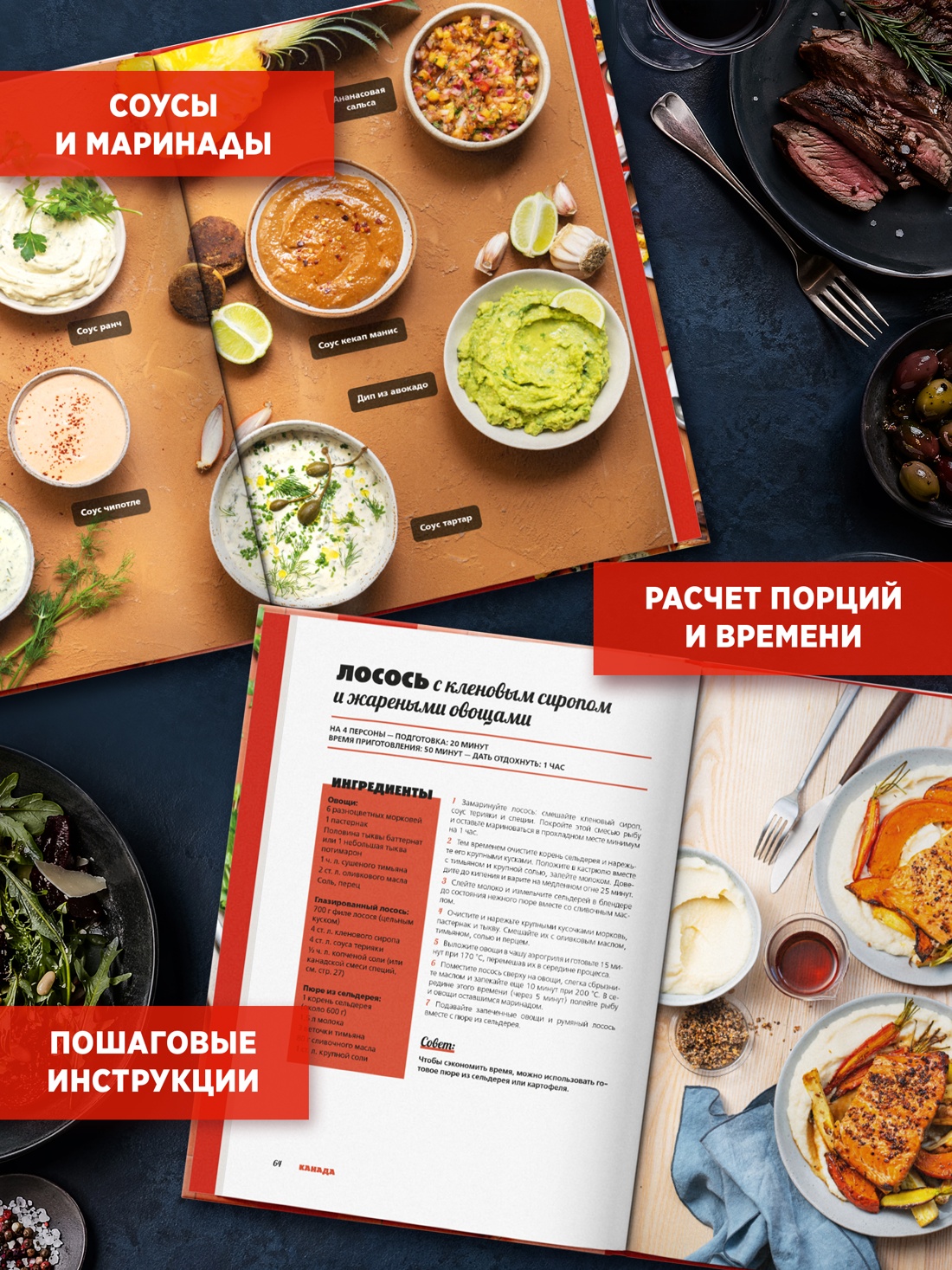 Промо материал к книге "Аэрогриль: лучшие рецепты со всего света" №1