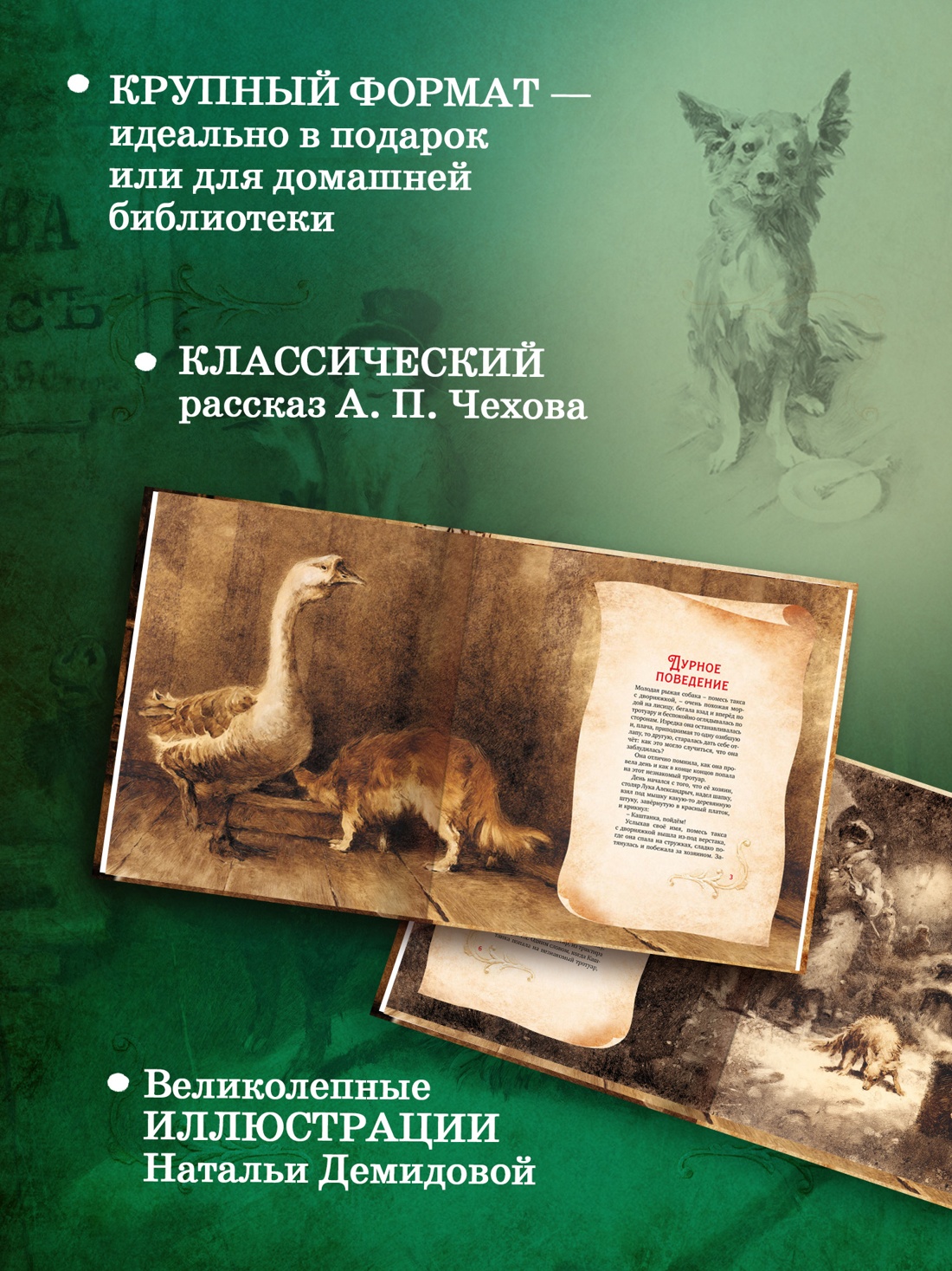 Промо материал к книге "Каштанка" №1